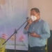 Ketua KONI Kabupaten Gorontalo terpilih Irawan Huntoyungo saat menyampaikan visi misi Ketua KONI, Foto : Putra/Gopos