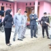 Komisi C DPRD Kota Gorontalo, sedang meninjau  pelaksanaan proyek Pembangunan Jln. Apel, kelurahan Huangobotu, Kecamatan Dungingi, Kota Gorontalo. Kamis (12/8/2021). foto : Humas