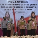 Pelantikan Saipul Mbuinga dan Suharsi Igirisa sebagai Ketua dan Wakl Ketua Mabicab serta pengurus Mabicab Pohuwato oleh Ketua Kwarda Pramuka Provinsi Gorontalo, Idah Syahidah. (Kominfo Pohuwato)