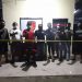 Tim Piranha Resmob Polres Gorut bersama Tim Scorpion Polda Sulteng usai penangkapan pelaku penganiayaan yang terjadi di wilayah hukum Polres Gorut. (Foto.isno/gopos)