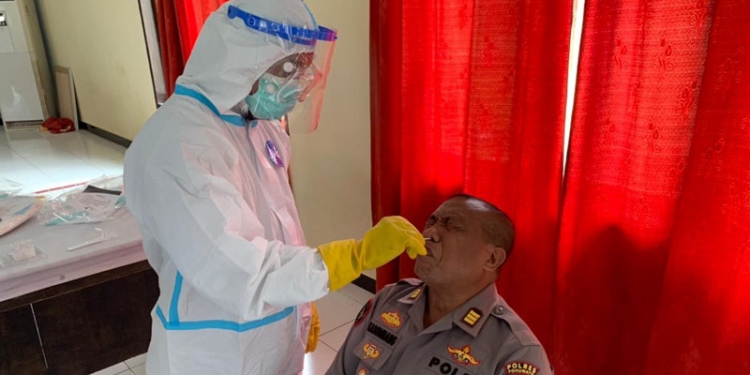 Polres Pohuwato Tes Antigen