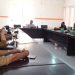 Rapat Komisi I DPRD Pohuwato yang membahas pembebasan lahan untuk pembangunan Puskesmas Taluditi, serta Irigasi Randangan, Senin (2/8/2021). (Mahmud/gopos)