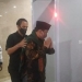 Ustadz Yahya Waloni saat tiba di Bareskrim Mabes Polri.