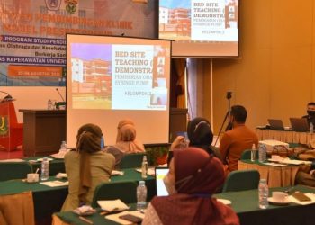 Pelatihan pembimbingan klinik model preseptorship, senin (23/8/2021). (istimewa)