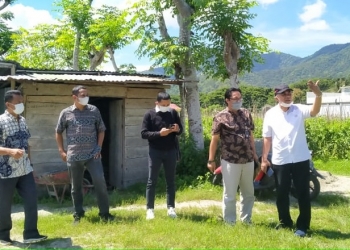 Peninjauan lahan BLK