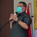Wakil Gubernur Gorontalo, Idris Rahim saat memberikan sambutan pada bakti sosial NKRI Peduli di Kecamatan Biau, Kabupaten Gorontalo Utara, Jumat (27/8/2021). (Foto: Haris)