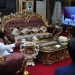 Wagub Gorontalo H. Idris Rahim (kiri), melaporkan persiapan penyelenggaraan PTM terbatas kepada Menko Marves Luhut Binsar Pandjaitan pada rapat koordinasi dan evaluasi pembukaan sektor pendidikan secara virtual di rumah jabatan Wagub Gorontalo, Kamis (26/8/2021). (Foto: Haris)