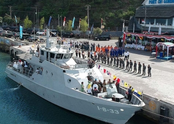 Kapal patroli Limboto (KAL) 1-8-33 yang merupakan jenis KAL KAMLA saat bersandar di Pelabuhan Gorontalo. (Foto: Dok Google)