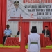 Wakil Bupati Suharsi Igirisa saat memberikan sambutannya di acara pengukuhan 13 anggota paskibraka. (Foto: Mahmud/Gopos)