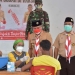 Vaksinasi yang dilaksanakan setelah memperingati HUT pramuka, di Kabupaten Pohuwato. (Foto: Mahmud/Gopos)