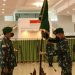 Pelaksanaan Sertijab Komandan Korem lama Brigjen TNI Bagus Antonov Hardito (kiri) kepada Komandan Korem baru Kolonel Infanteri Amrin Ibrahim (kanan). (Foto istimewa)