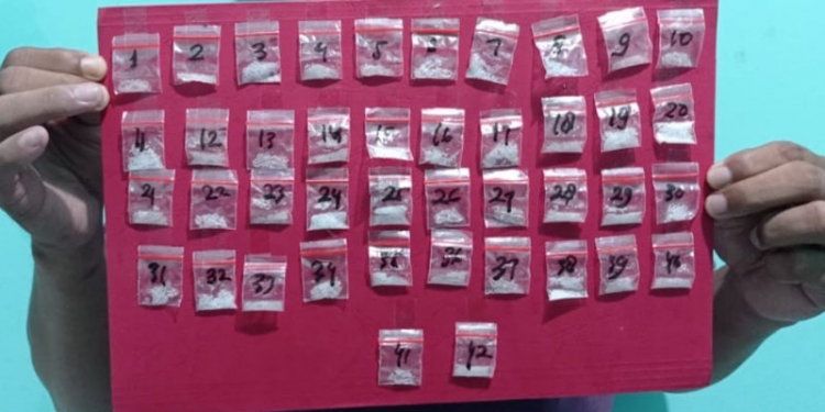 Polres Gorontalo Kota Tangkap Terduga Penyalahguna Narkoba, 42 Paket Diamankan