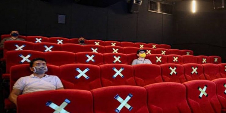 Bioskop Boleh Buka di Daerah PPKM Level 3 dan 2