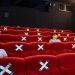 Penerapan protokol kesehatan dalam bioskop. Istimewa
