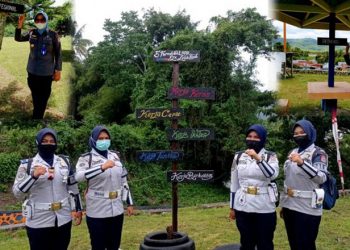Beberapa tempat refreshing yang disediakan oleh Dinas Perhubungan Kabupaten Bone Bolango bagi warga yang ingin mendapatkan pelayanan. (Foto Istimewa)