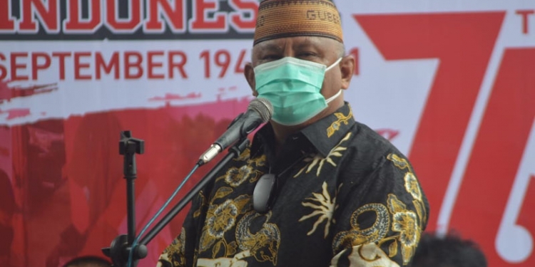 Gubernur Gorontalo, Rusli Habibie. (putra/gopos)