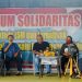 Pelaksanaan diskusi Forum Solidaritas Aktivis LSM dan Jurnalistik, di kediaman Ishak Liputo Jl. Thayeb M Gobel, Kelurahan Bulotadaa, Kecamatan Sipatana, Kota Gorontalo, Sabtu (4/9/2021). (Foto: Putra/Gopos)