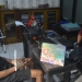 Suhendar, terduga penganiayaan terhadap istrinya menjalani pemeriksaan oleh Polres Gorontalo, Selasa (28/9/2021). (putra/gopos)