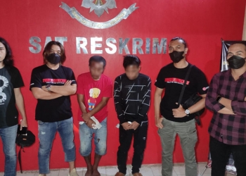 Sat Reskrim Polres Gorontalo berhasil mengamankan terduga pelaku penipuan yakni Kila Panji Alias Kila (44)  dan Ibrahim Panju alias Hence (40). Istimewa