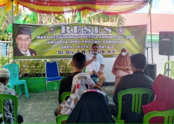 Agenda reses anggota DPRD Provinsi Gorontalo, AW Thalib