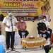 Gubernur Gorontalo Rusli Habibie saat memberikan sambutan pada kegiatan Bakti Sosial NKRI Peduli bertempat di Kantor Camat Wonosari, Kabupaten Boalemo, Kamis (2/9/2021).