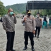 Kapolres Gorontalo Kota, AKBP Suka Irawanto, meninjau pelaksanaan vaksinasi massal di Kota Gorontalo, Sabtu (18/9/2021).