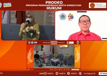Program pendampingan dan konsultasi hukum bagi masyarakat secara online, Kamis (16/9/2021).