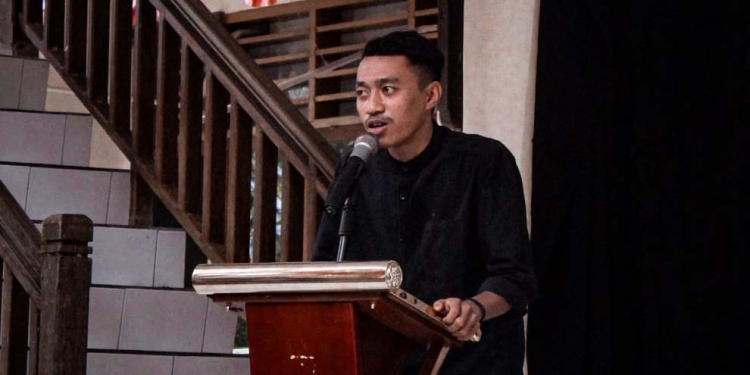Ketua Senat Mahasiswa Fakultas Hukum (FH) UNG, Madyatama SY Failisa. (Foto: Muhajir/Gopos)