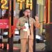 Wali Kota Gorontalo, Marten Taha saat memberikan sambutan pada grand opening KFC di Kota Gorontalo. Foto (Ari/Gopos