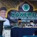 Kang Adnan saat menyampaikan usulan program kerja pada Rakerda MUI Provinsi Gorontalo di Hotel eljie syariah. Foto (Ari/Gopos