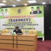 Wali Kota Gorontalo, Marten Taha saat memberikan sambutan pada Rapat Koordinasi dan Evaluasi (Rakorev) pajak bumi dan bangunan pedesaan dan perkotaan selang Triwulan III tahun 2021, Kamis (28/10/2021). Foto (Diskominfo Kota Gorontalo