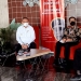 Ketua KPU Provinsi Gorontalo, Fadliyanto Koem (Kanan), Wakil Gubernur Gorontalo Idris Rahim (ke-dua dari Kanan), Kepala Satuan Tugas Politik dan Dunia Usaha,  Direktorat Pembinaan Peran Serta Masyarakat, David Sepriwasa (tengah), Ketua Bawaslu Provinsi Gorontalo, Jaharudin Umar (kiri), Rabu (27/10/2021). Foto : Sari/gopos
