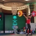 Lifter muda Indonesia Satrio Adi Nugroho, saat tampil di Kejuaraan Angkat Besi Dunia Remaja U-17 di Jeddah, Arab Saudi, Rabu (6/10/2021). (ANTARA/HO-PABSI).