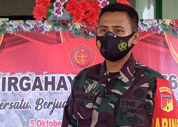 Babinsa koramil 02 Marisa, Kabupaten Pohuwato, Sertu Murtiaji.