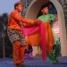 Salah satu tarian yang ditampilkan dalam pagelaran budaya Festival Polopalo dikala senja sore di Benteng Ulantha. (Foto Irul/Diskominfo)