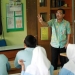 Seorang guru yang sedang mengajar. (Foto: Media Indonesia)