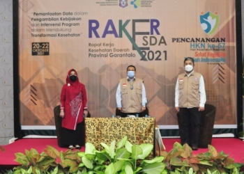 Plt. Kepala Balitbangkes Terkesan dengan Upaya Pemprov Gorontalo Tangani Pandemi