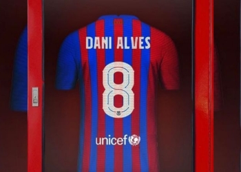 jersey nomor punggung Dani Alves. Foto instagram @danialves