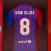 jersey nomor punggung Dani Alves. Foto instagram @danialves
