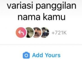 Fitur Instagram Add Yours.