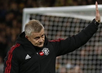 Mantan manajer Manchester United, Ole Gunnar Solskjaer. [IAN KINGTON / AFP]