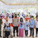 Layanan dukungan Psikososial yang dilaksanakan Biro SDM Polda Gorontalo untuk anak-anak terdampak Covid-19 dan anak-anak berkebutuhan khusus, Selasa (2/11/2021). (Humas Polda Gorontalo)