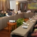 Suasana Rapat Forkopimda terkait persiapan pelaksanaan mudik Natal dan tahun baru 2022, serta evaluasi vaksinasi Covid-19 di Ballroom Hotel Pinensula, Manado, Jumat (12/11/2021). (Foto: Salman)