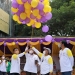 Pelepasan balon pada pencanangan delapan tahun berdirinya RSUD Ainun Habibie,  Sabtu (27/11/2022).