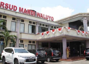 Rumah Sakit Mardi Waluyo Kota Blitar (tampak dari depan). (Foto: Covid19.blitarkota.go.id)