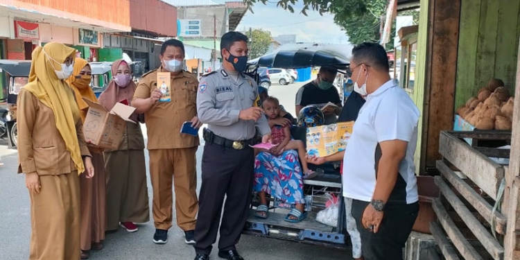 Edukasi kedisplinan prokes