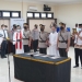 AKBP Suka Irawanto S.I.K., M.Si., Kapolres Gorontalo Kota,  lantik tiga pejabat baru, Selasa (9/11/2021). Foto: Humas
