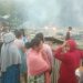 Dua rumah milik nelayan di Desa Dulupi, Kecamatan Dulupi, Kabupaten Boalemo hangus dilalap si jago merah, Selasa dini hari (16/11/2021). Kondisi rumah rata dengan tanah, (istimewa)