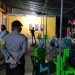 Aparat Kepolisian Polsek kota Timur membubarkan pertandingan badminton di Lapangan Badminton Trisaka, Kelurahan Heledulaa Utara, Kecamatan Kota Timur, Kota Gorontalo, Jumat (19/11/2021). (istimewa)