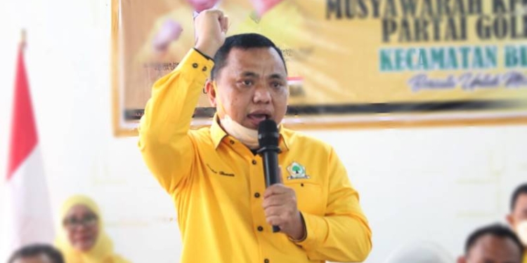Ketua DPD II Partai Golkar Kabupaten Gorontalo, Hendra S Hemeto. (Foto : Istimewa)
